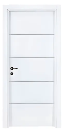 Weiße Holzwerktür – Edle Innentür für moderne Wohnungen - Elegante Innentür mit PVC-Beschichtung, ideal für jeden Raum. Maße: 96 x 209 cm, robust und stilvoll. Perfekt für Schlafzimmer, Wohnzimmer und mehr.