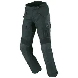 Büse BORMIO Textilhose schwarz Herren 26 Kurz - Motorradhosen, wasserdicht und atmungsaktiv mit Ex-Tex® Klimamembrane, entnehmbarem Thermofutter und verstellbaren Klettriegeln für optimalen Komfort und Sicherheit.