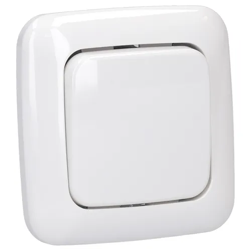 Busch Jaeger Wechselschalter Komplettset Lichtschalter Alpinweiß Reflex SI