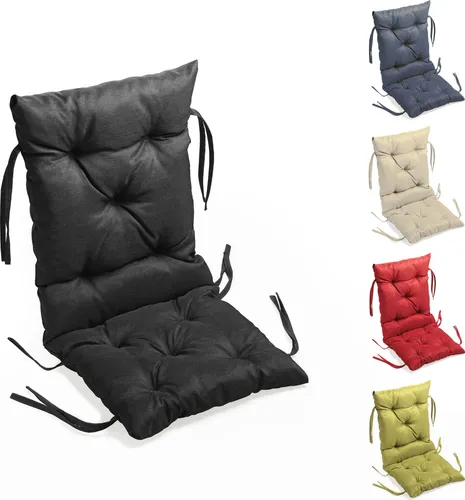 Sitzpolster Schwarz von sunnypillow