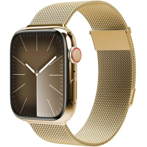 Apple Watch Milanese Loop 2 Armband (Gold) für 40 | 41 | 42 mm - Zubehör Smartwatches: Elegantes Milanese Loop 2 Armband in Gold, verleiht Ihrer Apple Watch einen stilvollen und modernen Look.