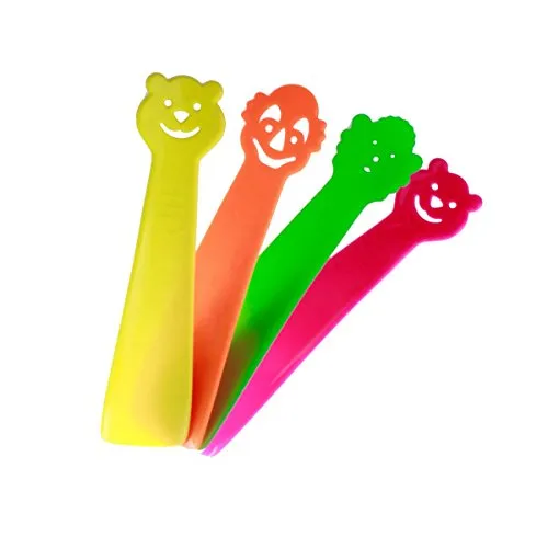 TelMo 4er Pack Schuhanzieher Schuhlöffel ideal für Kinder 18cm Farbauswahl (Gemischt)