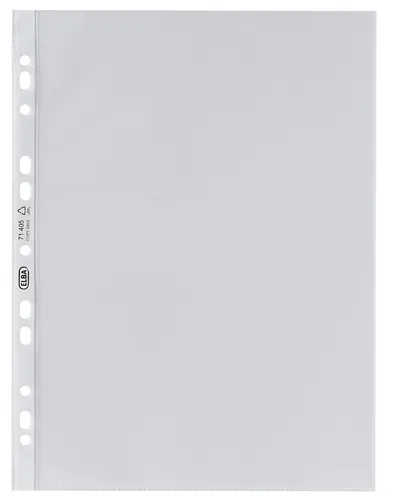 Oxford Prospekthülle Premium DIN A4 0,12 mm genarbt - 100 hochwertige PP Prospekthüllen für den Schutz Ihrer Unterlagen, ideal für Büro und Schule.