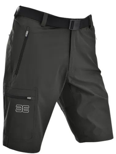 MAUL Sport Doldenhorn XT Bermuda Elas. Black (0101) 50 - Wanderhose für Herren, ideal für Trekking und Outdoor mit elastischem, wasserabweisendem Material, Komfortbund und mehreren Taschen für optimalen Stauraum.