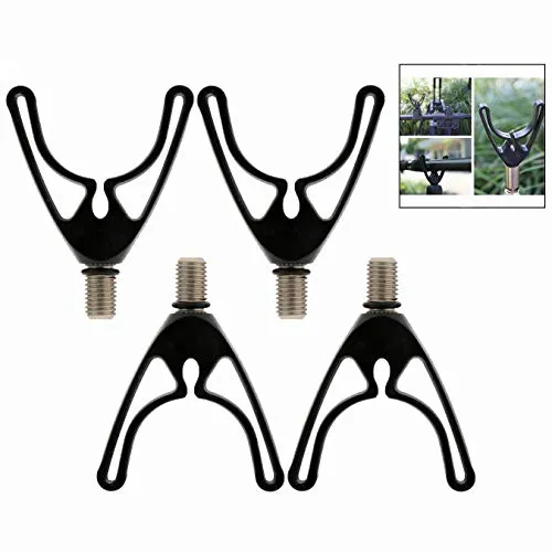 LHKJ 4 Stücke Rutenauflagen Set,Rutenauflagen für alle Rutenhalter Rutenständer,Rod Pod und Bank Stick