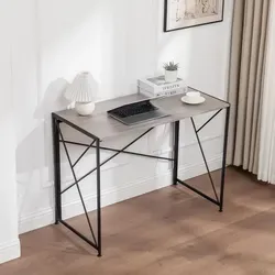 Thanaddo® Klappbarer Schreibtisch - Kinderschreibtische - Multifunktionaler, klappbarer Tisch für platzsparende Nutzung im Homeoffice oder Wohnzimmer, schnell montierbar und robust bis 50 kg.