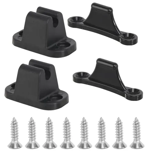 Türstopper Türhalterung Clip Kit, 2 Stück Türschnapper Wohnwagen T-Förmige Türstopp Halteklammer, Türhalter Türstopper Türfeststeller für Wohnwagen Und Wohnmobil Boote Schränken