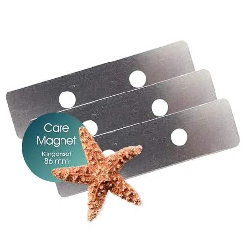 Produktbild TUNZE Edelstahlklingen I 3 Ersatzklingen für TUNZE Care Magnet I abgerundete Klingen für Aquarienreiniger I schlanker Scheibenreiniger mit stark minimierter Kratzgefahr I Aquariumglas-Reiniger
