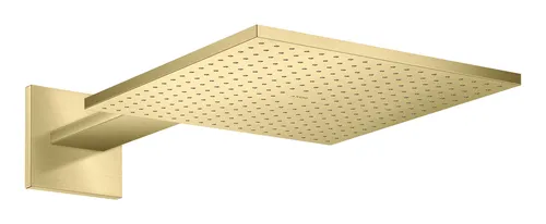 Axor Showersolutions Kopfbrause 300/300 1jet eckig - Brushed Brass - Luxuriöse Kopfbrause für ein entspannendes Duscherlebnis, ideal für moderne Bäder und stilbewusste Kunden.