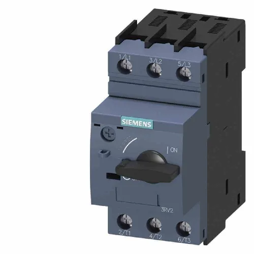 Siemens Sirius 3RV2021-1GA10 Motorschalter S0 CL10 - Leistungsschalter mit Schraubanschluss, ideal für den sicheren Betrieb von Motoren im industriellen Umfeld.