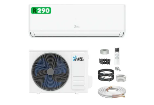 Kältebringer R290 Split Klimaanlage 18.000 BTU - Effiziente Klimaanlage mit 3D Airflow und automatischer Temperaturregelung. Ideal für angenehme Kühle, leise im Betrieb und mit praktischen Funktionen wie ECO- und Turbo-Modus.