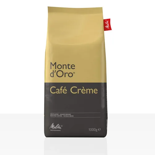 Melitta Monte d'Oro Cafe Creme mild - 1kg ganze Kaffee-Bohne