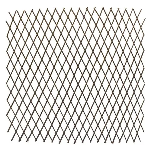 Weide Rankgitter Natur ausziehbar - 140 x 110 cm - Rankgitter aus robustem Weidenholz, ideal für Kletterpflanzen, als Sichtschutz oder zur Bereichsbegrenzung. Flexibel ausziehbar für individuelle Nutzung.