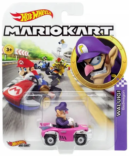 HOT WHEELS MARIO KART WALUIGI BADWAGON !!! Hot Wheels 887961811551