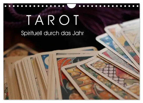 Tarot. Spirituell durch das Jahr - Wandkalender 2026 - Monatskalender im DIN A4 Format, der Ihnen mit Tarotkarten spirituelle Inspiration für jeden Monat bietet. Perfekt für alle, die das Jahr mit positiver Energie gestalten möchten.