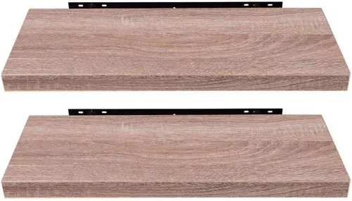 EUGAD Wandregal 2-tlg. aus Holz – Modern und Vielseitig - Stilvolles 2-teiliges Wandregal aus MDF in verschiedenen Größen und Farben. Ideal zur dekorativen Präsentation und zur optimalen Raumnutzung. Inklusive Befestigungsmaterial für einfache Montage.
