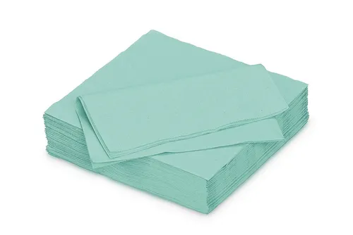 AVA Papierserviette, Servietten aus Papier 33x33cm 2-lagig 50 Stück Helltürkis