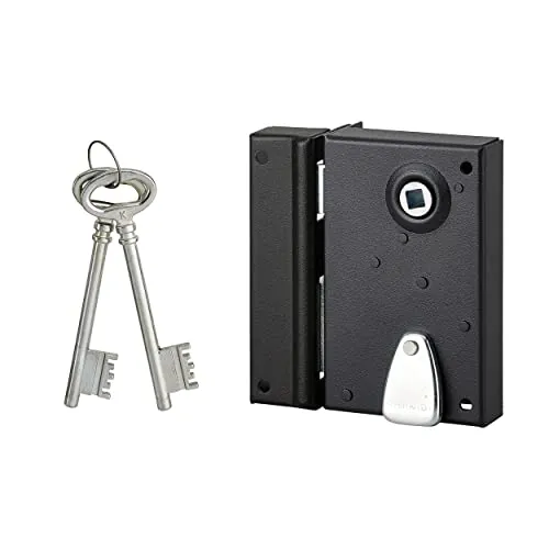 THIRARD 00900143 – Schloss für Wandbefestigung, 70 x 110 mm, links, Kofferraum und Türöffner, aus Stahl, Version mit Schlössern, vertikale Wandleuchte