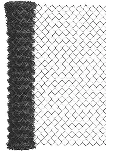 Alberts 604646 Maschendraht-Geflecht 100 cm x 15 m - Maschendraht aus hochwertigem Stahl in anthrazit, langlebig und ideal zum sicheren Umzäunen von Bereichen. Einfache Installation für verschiedene Anwendungen.