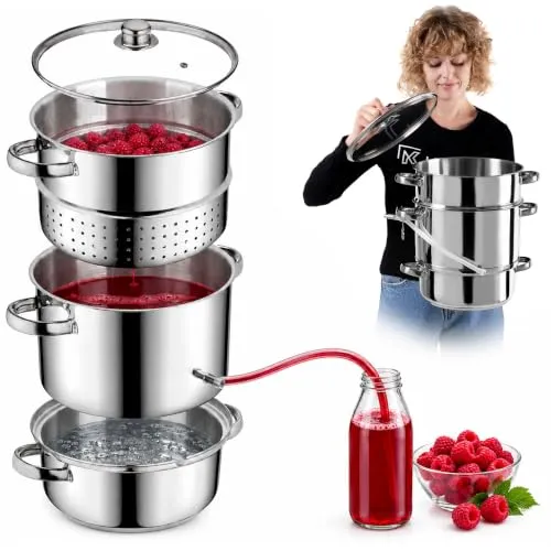 KADAX Dampfentsafter 8L aus Edelstahl