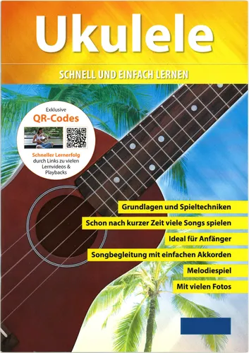 UKULELENSCHULE / ZUPFINSTRUMENTE mit CD,von Cascha für Anfänger Hawaii BO11 !!