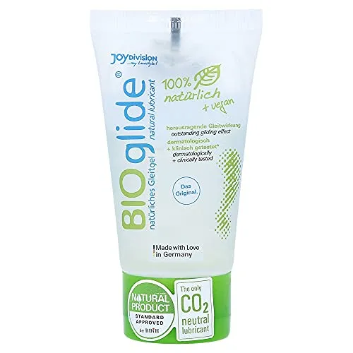 BIOglide® Gel - Natürliches Gleitmittel - Veganes Gleitmittel zur sanften Unterstützung der vaginalen Feuchtigkeit, frei von synthetischen Stoffen und ideal zur Linderung von Intimbeschwerden.