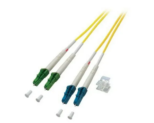 Danicom OS2 duplex Glasfaserkabel LC/APC-LC 1m Glasfaserkabel, (100 cm)
