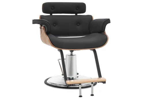 Barberpub Friseurstuhl Retro Kunstleder 8261 – Höhenverstellbar - Der stilvolle Friseurstuhl vereint Komfort und modernes Design. Ideal für den professionellen Einsatz im Salon, bietet er eine Höhenverstellung von 56-70 cm für individuelle Anpassung.