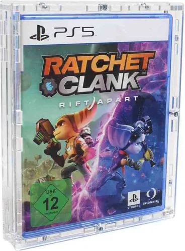 Verschraubtes Acrylcase aus Acrylglas für ein Playstation 5 / PS5 Spiel in/ Schutzbox / Protector / Schutzhülle / UV-Schutz / Transparent / Games - Zeigis®