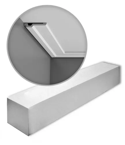 Orac Decor Eckprofil C356 Zierleisten - 14 Stuckleisten für stilvolle Decken - Hochwertige Zierleisten aus Purotouch® für innen und außen. Leicht, robust und extrem maßhaltig. Ideal für moderne Wohnräume mit einer Gesamtlänge von 28 m im Set.