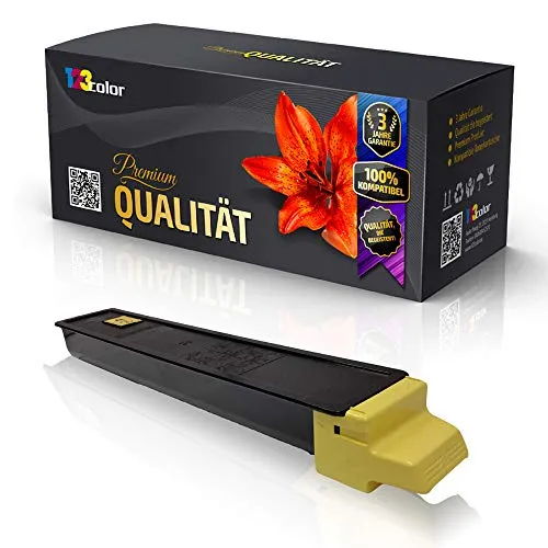 123Color Alternative Tonerkartusche kompatibel für Kyocera FSC8020MFP FSC8025MFP FSC8520MFP FSC8525MFP FS C8025MFP FS C8520MFP FS C 8020 MFP FS C 8520 MFP FS C 8525 MFP TK895Y TK895 Y Yellow Gelb