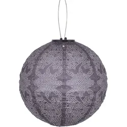 Lumiz LED-Solarlaterne ''Marrakesh Rond'' in Lila in lila von Lumiz