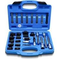 CCLIFE 29tlg Lichtmaschinen Werkzeug Set - Vielseitiges Handwerkzeugset für Lichtmaschinen, inklusive Innensechskant- und Torx-Bits. Ideal für professionelle Anwendungen und einfache Wartung von Fahrzeugen.