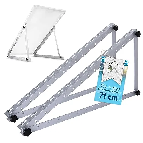 TTL HOME Solarmodul Halterung Alu 71 cm 28“ 2er Set 1 Paar