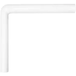 WC-Spülbogen, weiß, 39 x 35 cm, Ø 50 x 44 mm - Hochwertiger WC-Spülbogen in Weiß, ideal für eine effiziente Abwasserentsorgung und einfach in der Installation, perfekt für Renovierungsprojekte.