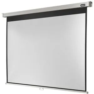 Celexon Rollo Professional 1090055 Rolloleinwand 4:3 - Beamer-Leinwand mit 290 x 217,5 cm sichtbarer Fläche, mehrstufig arretierbar für verschiedene Formate und optimal für Heimkino und Präsentationen, Gainfaktor 1,2 für brillante Projektionen.