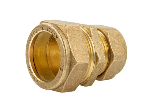 tecuro Steckfitting Klemmringverbinder, Gerade Verschraubung, DVGW-zugelassen, 15 x 22 mm