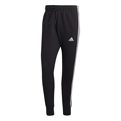 ADIDAS Herren Hose Essentials French Terry Tapered Cuff - Modische Hosen für jeden Tag, aus weichem French Terry für ultimativen Komfort und praktische Taschen für wichtige Kleinigkeiten.