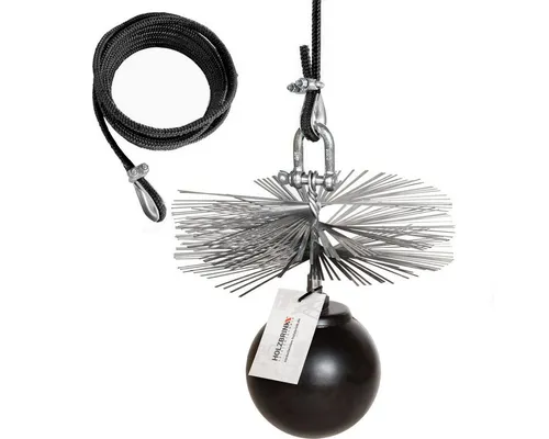 HOLZBRINK Schornsteinbesen Set, 6-teilig