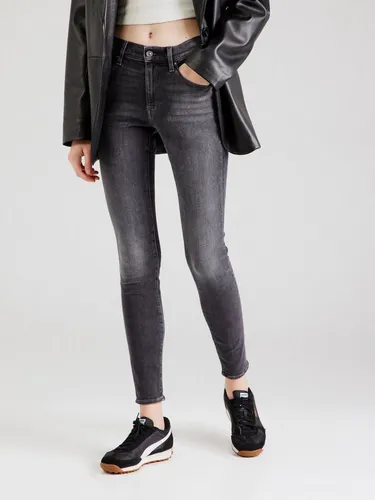 G-STAR Damen 3301 Skinny Jeans in Schwarz (Faded Black Magnet) - Stylische 5-Pocket Skinny Jeans mit Reißverschluss und Logoetikett. Ideal für vielseitige Outfits und komfortablen Sitz.