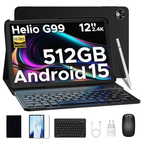 DOOGEE T40PRO Android 15 Tablet mit Tastatur und Stift von Doogee