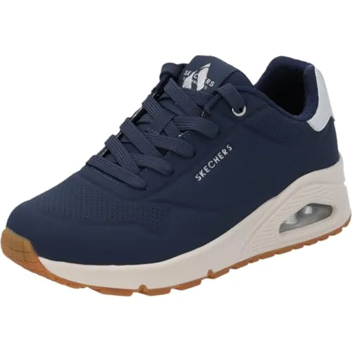 Skechers Damen Schnürer Uno Golden Air in Blau, Größe 42