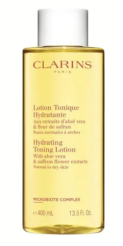 Clarins Hydrating Toning Lotion 400ml - Gesichtsreiniger für Frauen, spendet intensive Feuchtigkeit und macht die Haut weich. Ideal für normale bis trockene Hauttypen.