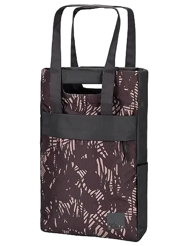 Jack Wolfskin Rucksack/Shopper 2in1 Piccadilly phantom all over - Handtaschen mit 3 Trageoptionen: als Umhängetasche, Handtasche oder Rucksack. Ideal für flexibles Tragen und mit vielseitigem Innenfach für Ladekabel oder Kopfhörer.