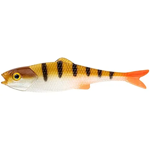 LMAB Finesse Filet 7 cm, 11 cm, 15 cm - Gummifisch Dropshot Angelköder - Gummiköder für: Hecht, Barsch & Zander - Hechtköder Barschköder Zanderköder - Kunstköder (7 cm, Perch)