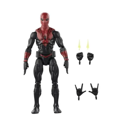 Marvel Legends Spider-Man Spider-Shot 15 cm - Action-Figur von Hasbro - Action- & Spielfiguren: Detailreiche Spider-Shot Figur mit beweglichen Gelenken, perfekt für Sammler und Fans!
