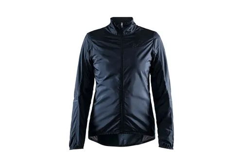 Craft Essence Light Wind Damen Bikejacke - Schwarz - XS - Fahrradbekleidung, leichte und windabweisende Jacke für optimalen Komfort beim Radfahren.
