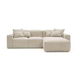 Produktbild Graingold Ecksofa Leni, Beige, 4-Sitzer L-Form, 265x180 cm