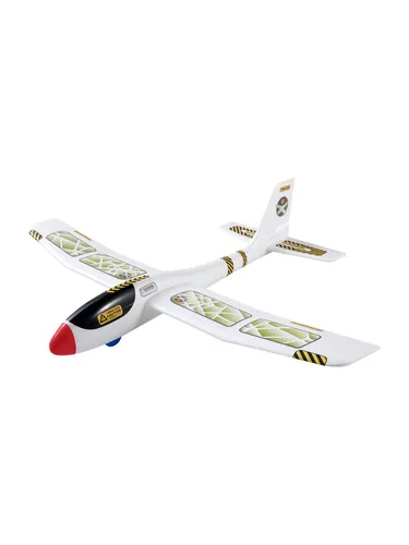 HABA Terra Kids Maxi-Wurfgleiter – großes Gleitflugzeug mit Looping-Funktion - Vorgefertigte Luftfahrzeug-Modelle, beeindruckende Flugeigenschaften und kinderleichter Aufbau – ideal für spannende Flugexperimente ab 8 Jahren.