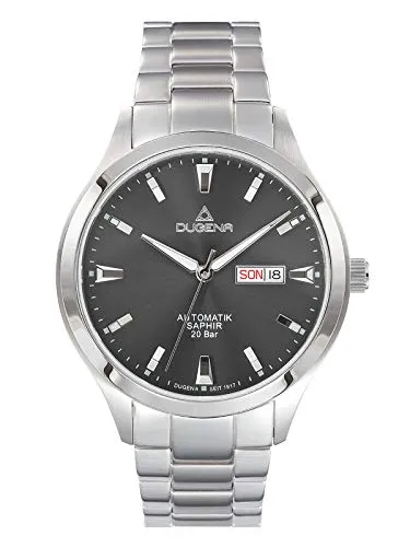 Dugena Herren-Armbanduhr 4460981 Tresor Master Automatik - Armbanduhren für Herren, hochwertige Automatik mit Saphirglas und 20 bar Wasserdichtigkeit – perfekt für stilbewusste Männer!